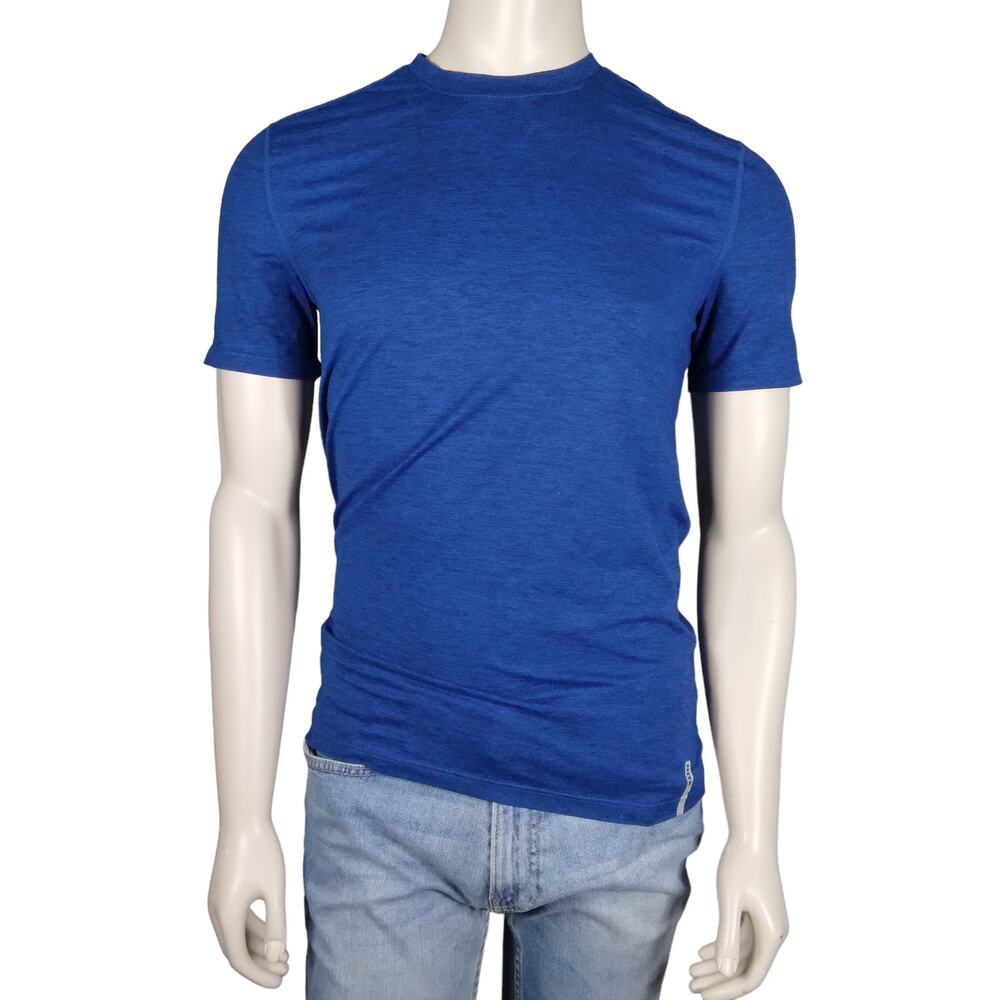 RBX X Train Performance tee size small blue space dye short sleeve